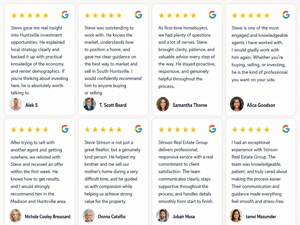 Steve Stinson has over 20 years experience, 250+ 5-Star reviews and has served over 500 local families.