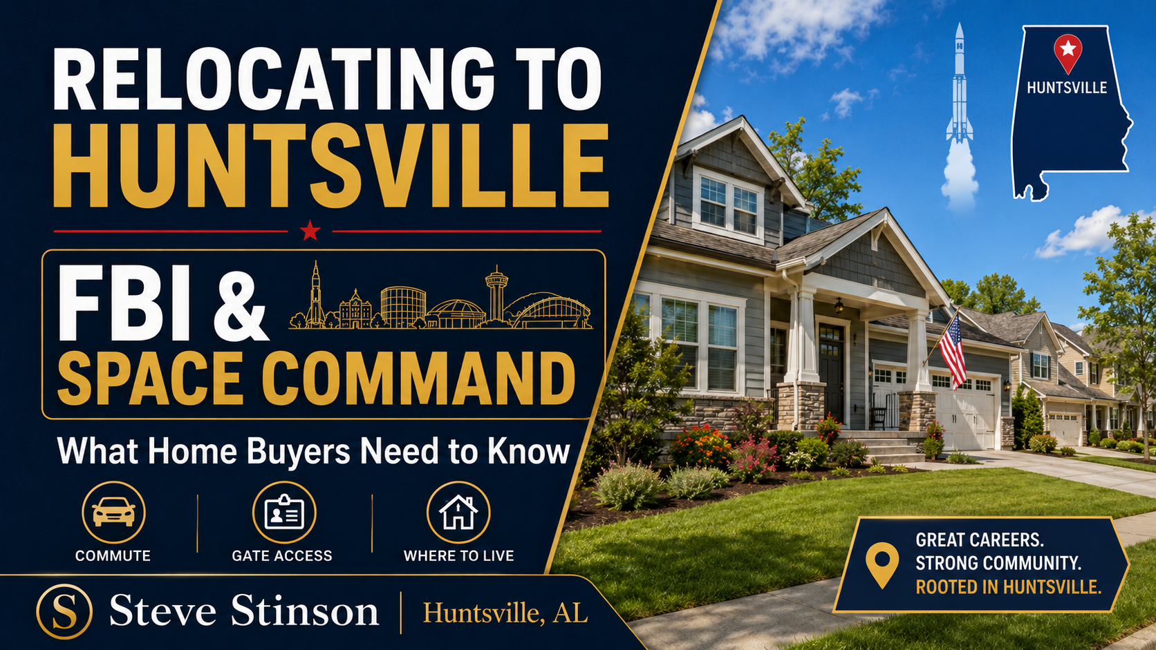 Huntsville home-buying guide for FBI and Space Command employees relocating near Redstone Arsenal