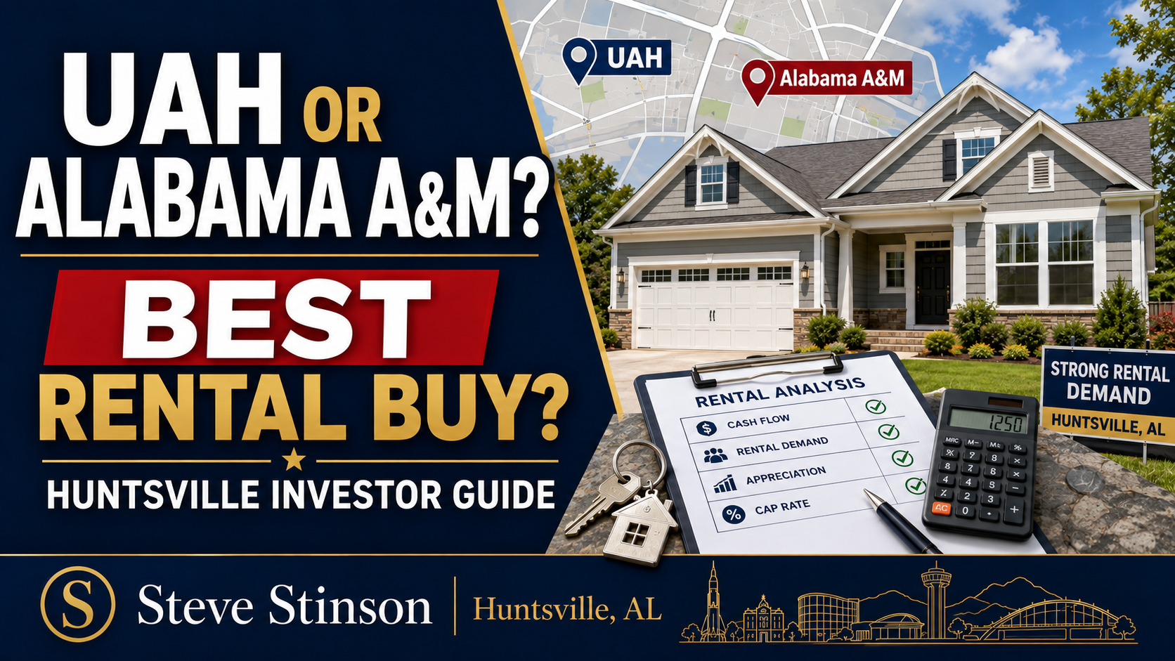 Are Rental Properties Near UAH and Alabama A&M Good Investments in Huntsville? Rental property investment near UAH and Alabama A&M in Huntsville, Alabama